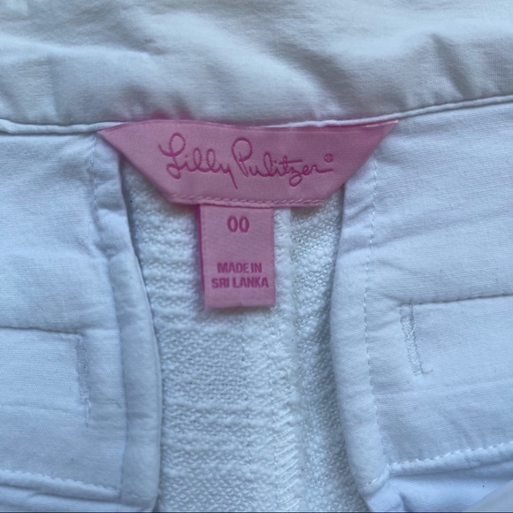 🎉HOST PICK🎉 Lilly Pulitzer white cotton/tweed/fringe shorts - Picture 13 of 14